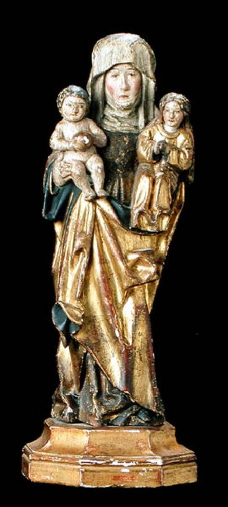 St. Anne with Madonna and Child à École flamande