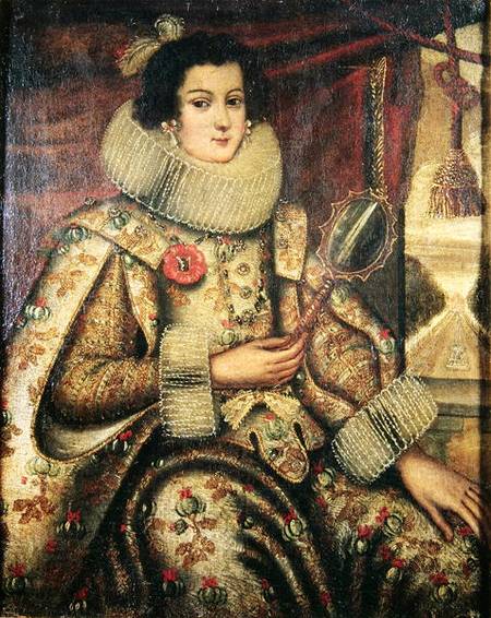 Margaret of Austria (1522-86) Duchess of Parma à École flamande