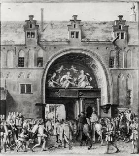 Entry of Hercule Francois of France, Duke of Alencon (1554-84) into Antwerp