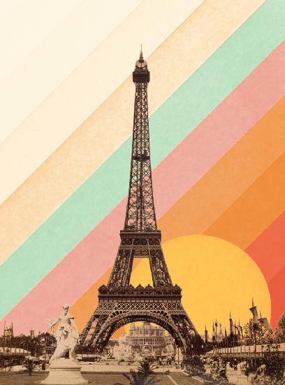 Eiffel Tower Rainbow