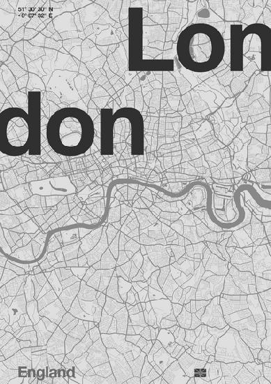 London Minimal Map