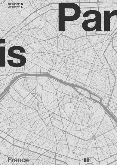 Paris Minimal Map