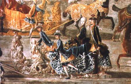 The Imperial Sleigh Ride on the occasion of the marriage of Emperor Joseph II of Austria to his 2nd à F.M.A. Auerbach