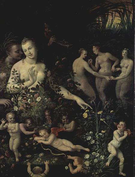 Allegory of Water or Allegory of Love à Ecole de Fontainebleau