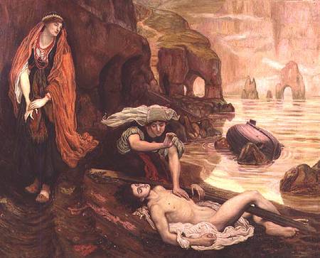 The Finding of Don Juan by Haidee à Ford Madox Brown