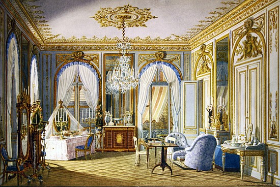 Dressing Room of the Empress Eugenie at Saint-Cloud à Fortune de Fournier