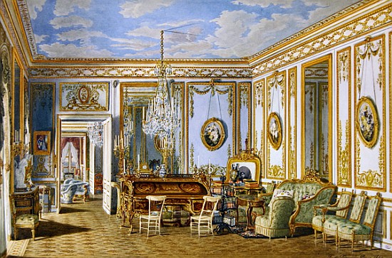 The Study of the Empress Eugenie at Saint-Cloud à Fortune de Fournier