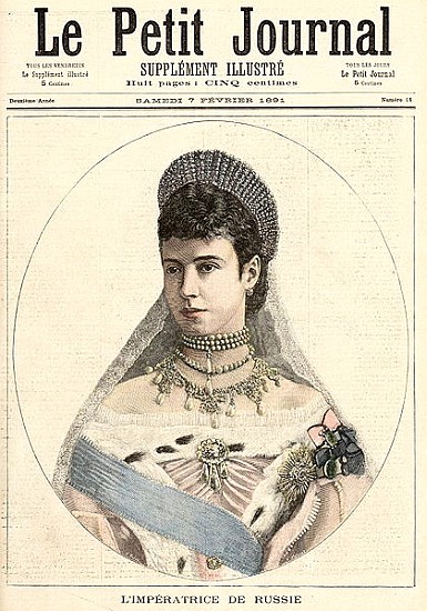 Empress of Russia, from ''Le Petit Journal'', 7th February 1891 à Fortune Louis Meaulle