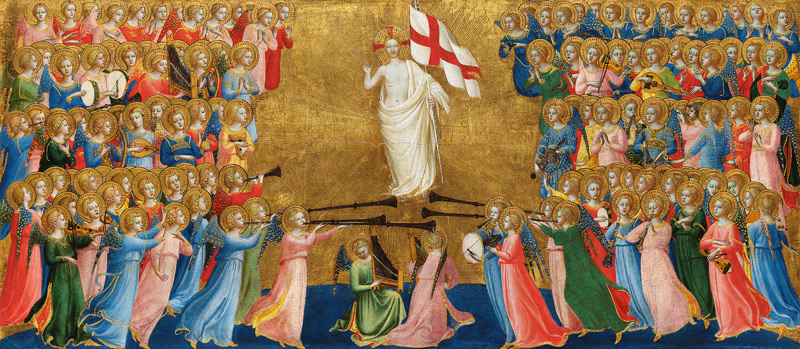 Christ Glorified in the Court of Heaven à Fra Beato Angelico