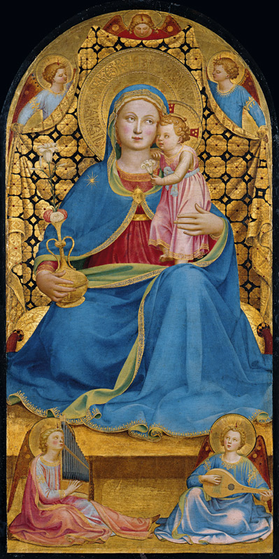 The Virgin of Humility à Fra Beato Angelico