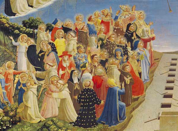 The Last Judgement  (detail) à Fra Beato Angelico