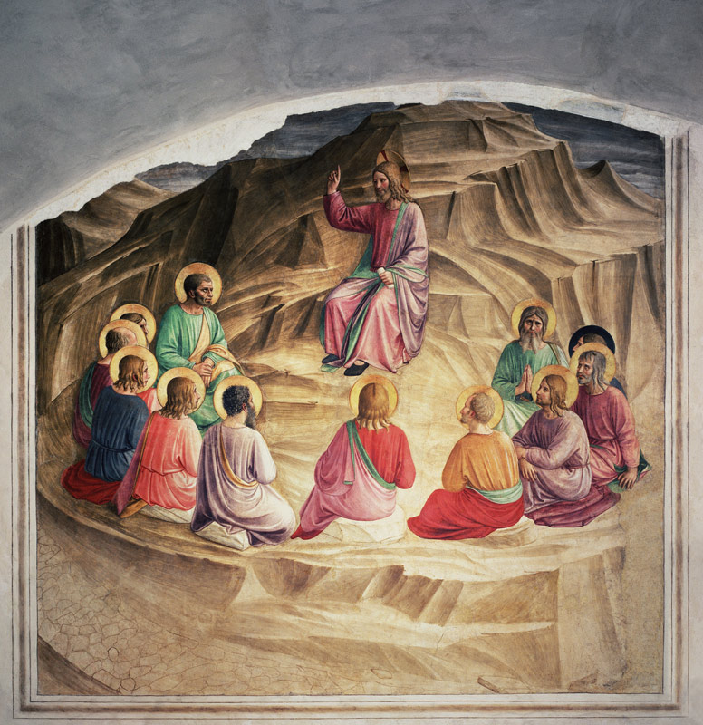Le Sermon sur la Montagne à Fra Beato Angelico