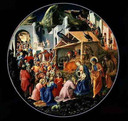 Adoration of the Magi (with Filippo Lippi) à Fra Beato Angelico