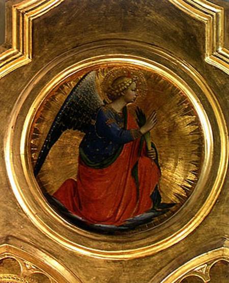 The Angel of the Annunciation from the altarpiece from the Chapel of San Niccolo dei Guidalotti in t à Fra Beato Angelico