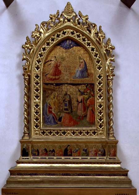 The Annunciation and the Adoration of the Magi à Fra Beato Angelico