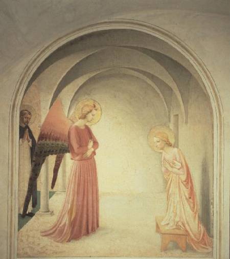 L'Annonciation à Fra Beato Angelico