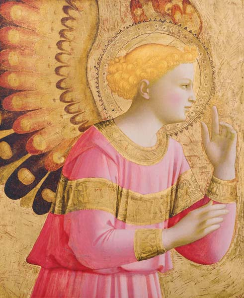 Annunciatory Angel, 1450-55 à Fra Beato Angelico