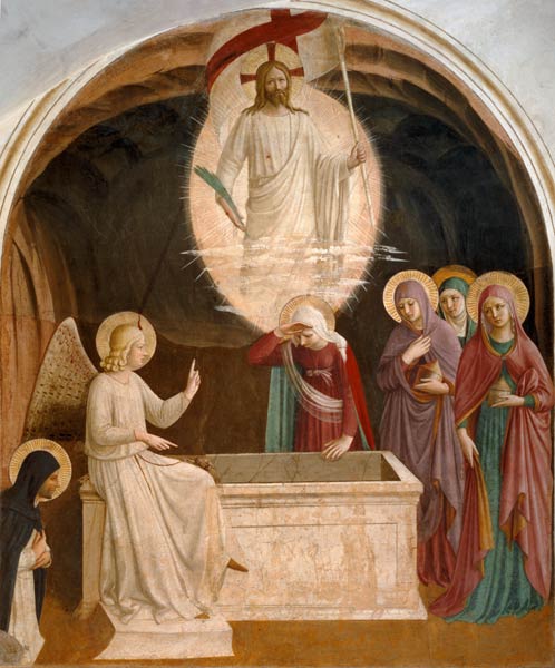 The Resurrection of Christ and the Pious Women at the Sepulchre à Fra Beato Angelico