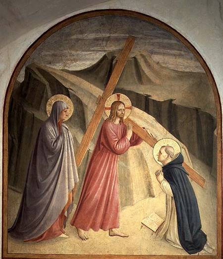 Christ Carrying The Cross à Fra Beato Angelico