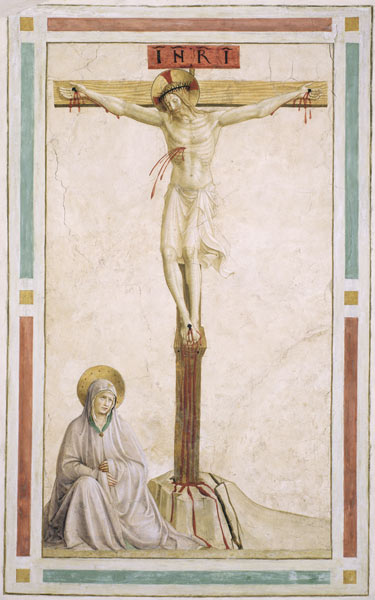 Crucifixion, from cell 22 à Fra Beato Angelico