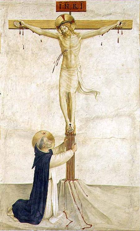 Crucifixion with St. Dominic à Fra Beato Angelico