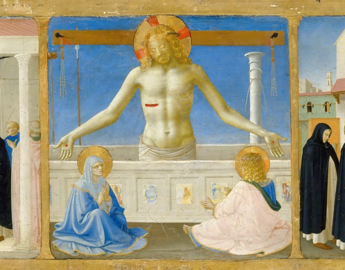 The Resurrection (Predella of the retable The Coronation of the Virgin) à Fra Beato Angelico