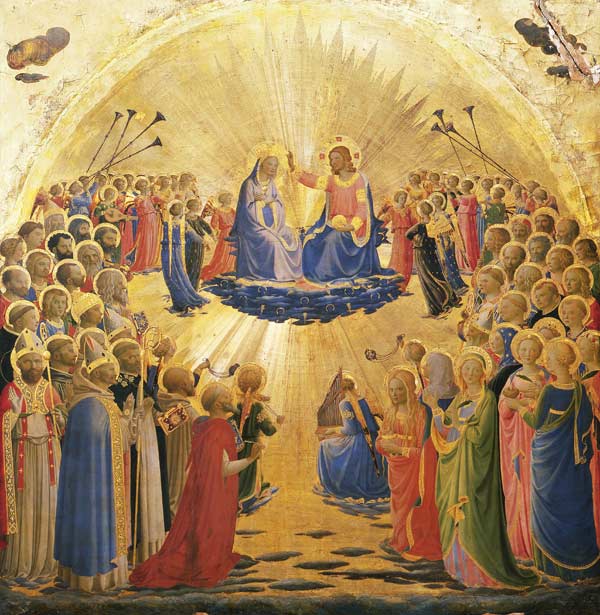 The Coronation of the Virgin à Fra Beato Angelico