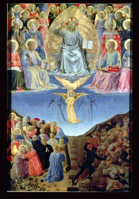 The Last Judgement, central panel from a Triptych à Fra Beato Angelico