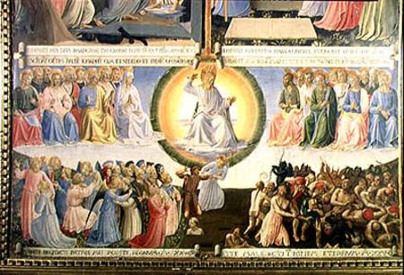 The Last Judgement, detail from panel four of the Silver Treasury of Santissima Annunziata à Fra Beato Angelico