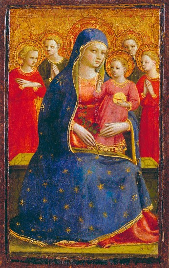 Madonna and Child with Angels à Fra Beato Angelico