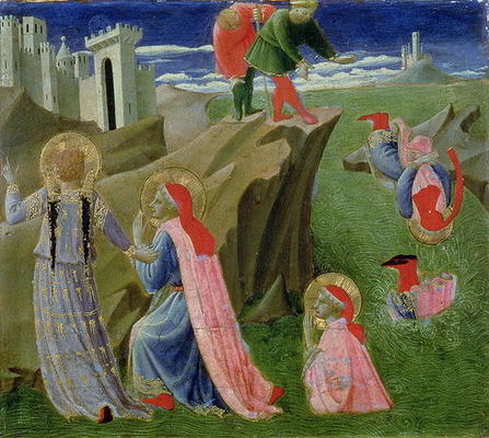 St. Cosmas and St. Damian Saved from Drowning, from the predella of the Annalena altarpiece, c.1434 à Fra Beato Angelico