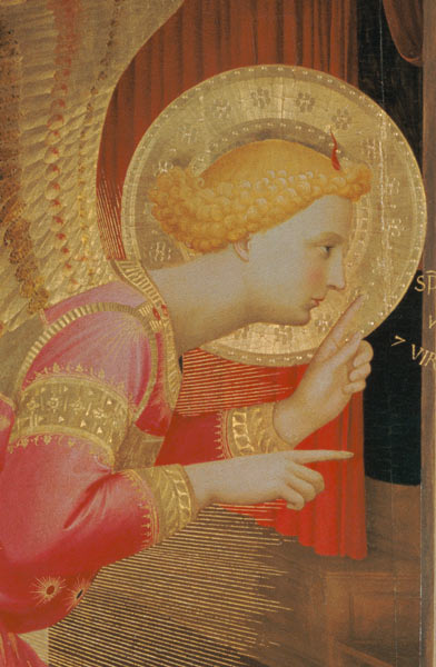 The Annunciation (detail) à Fra Beato Angelico