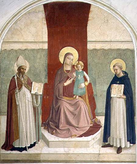 The Virgin and Child Enthroned with SS. Zenobius and Thomas à Fra Beato Angelico