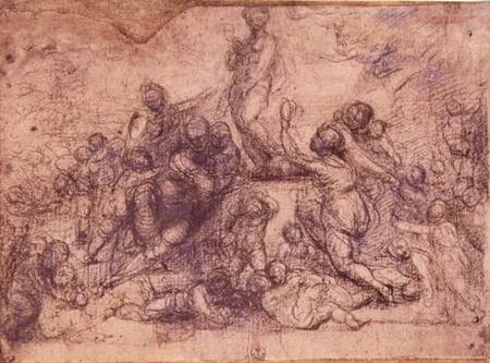 The Adoration of Venus (chalk on paper) à Fra Bartolommeo
