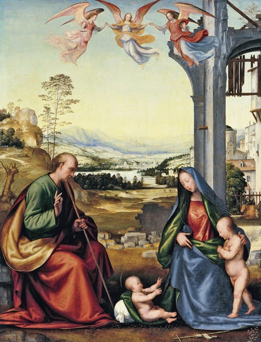 The Holy Family with John the Baptist à Fra Bartolommeo