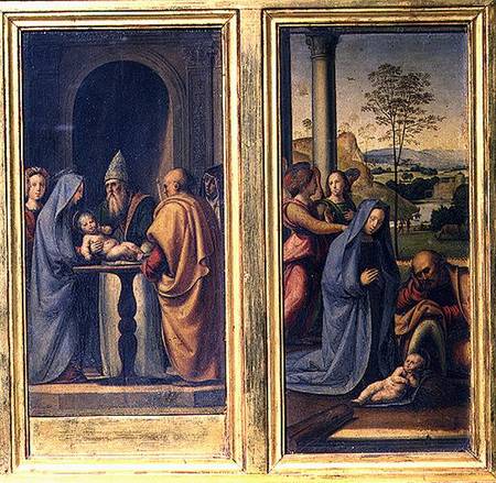 Presentation in the Temple and the Nativity à Fra Bartolommeo