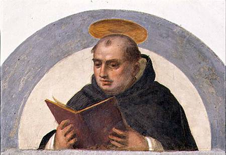 St. Thomas Aquinas Reading à Fra Bartolommeo