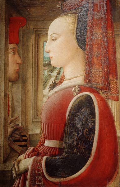 A Man and a Woman at a Casement à Fra Filippo Lippi