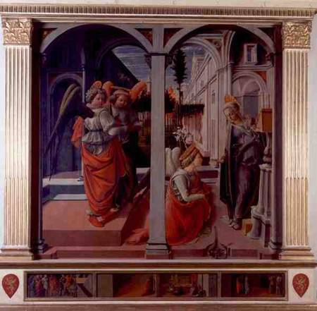 Annunciation à Fra Filippo Lippi