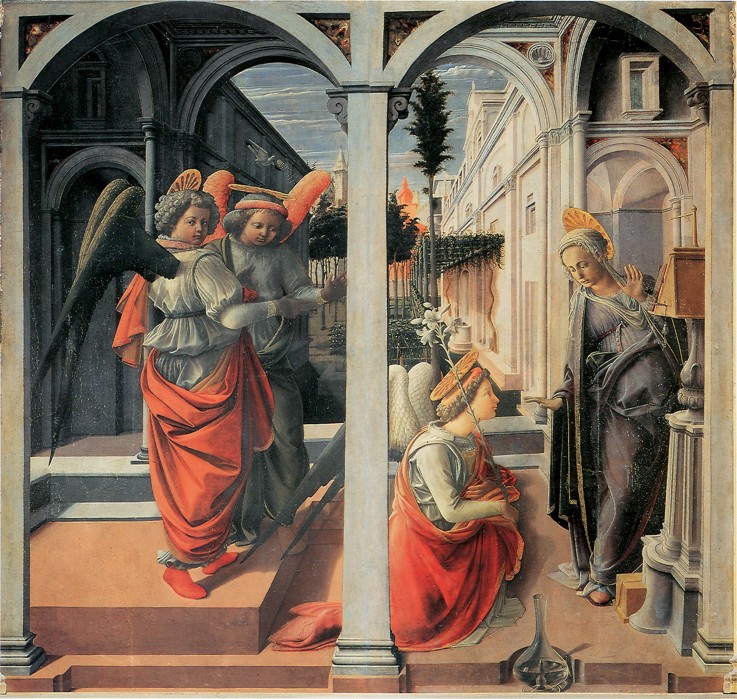 The Annunciation à Fra Filippo Lippi