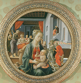 Madonna mit dem Kind und Szenen aus dem Leben der Hl. Jungfrau. à Fra Filippo Lippi