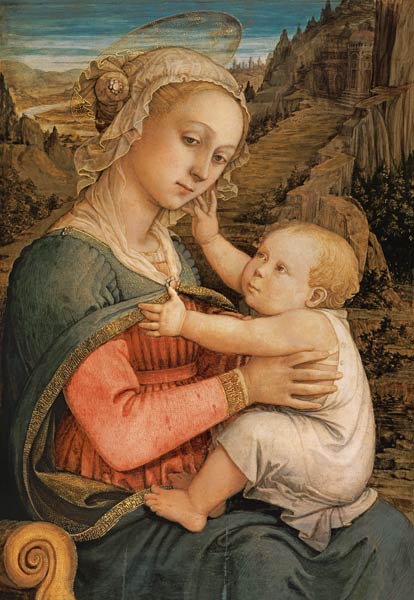 Marie avec l'enfant à Fra Filippo Lippi