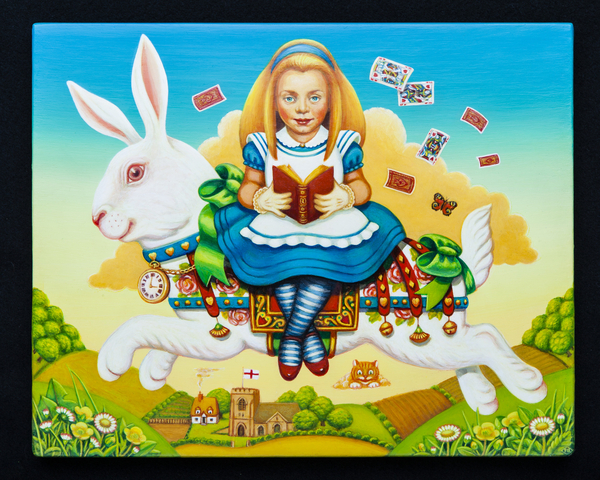 Alice and the White Rabbit à Frances Broomfield