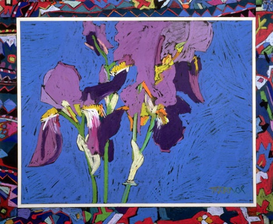 Flag Irises à  Frances  Treanor