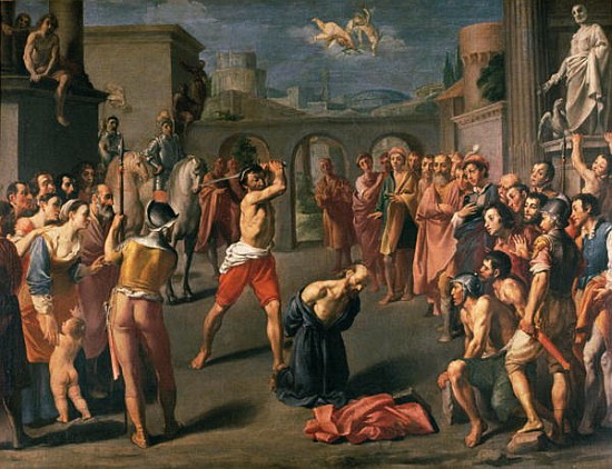 The Martyrdom of St.Paul à Franceschino Carracci