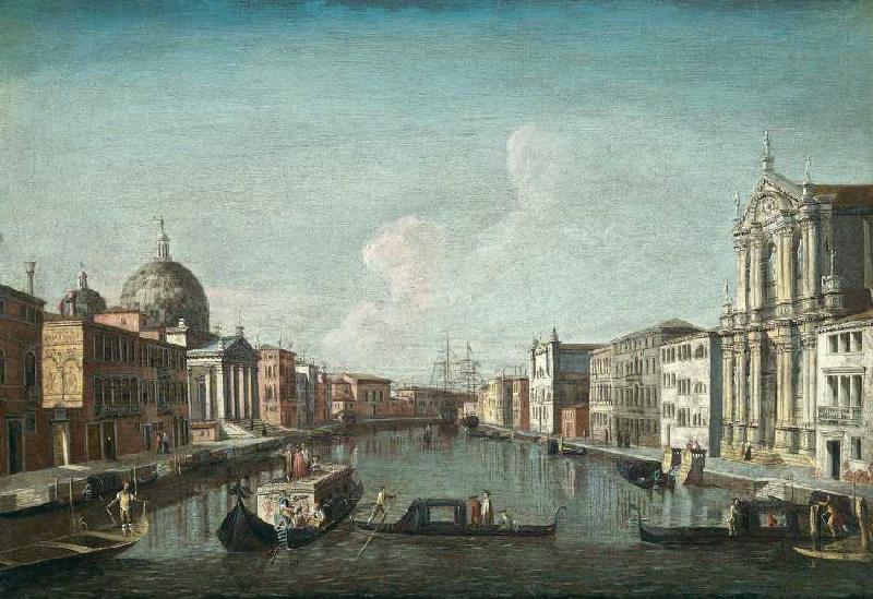Venedig, der Canale Grande gegen Santa Chiara. à Francesco Albotto
