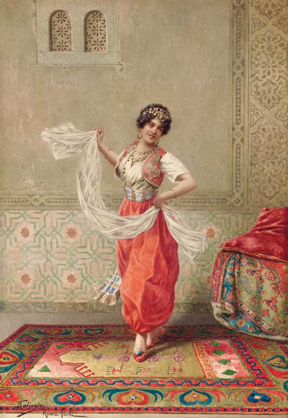 Orientalische Tänzerin. à Francesco Ballesio