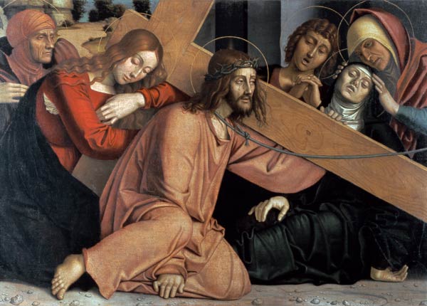 Christ Falls under the Cross à Francesco Bonsignori