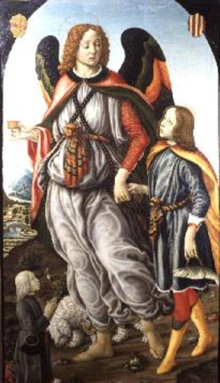 Tobias and the Archangel Raphael à Francesco Botticini