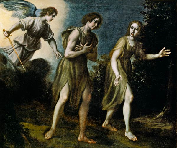 The Expulsion of Adam and Eve from Paradise à Francesco Curradi